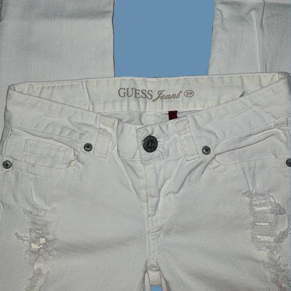 GUESS Jeans - ripped white denim - Picture 4 of 5